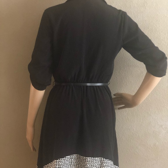 Bcx Juniors' Belted Colorblocked A-Line Dress - Picture 7 of 8